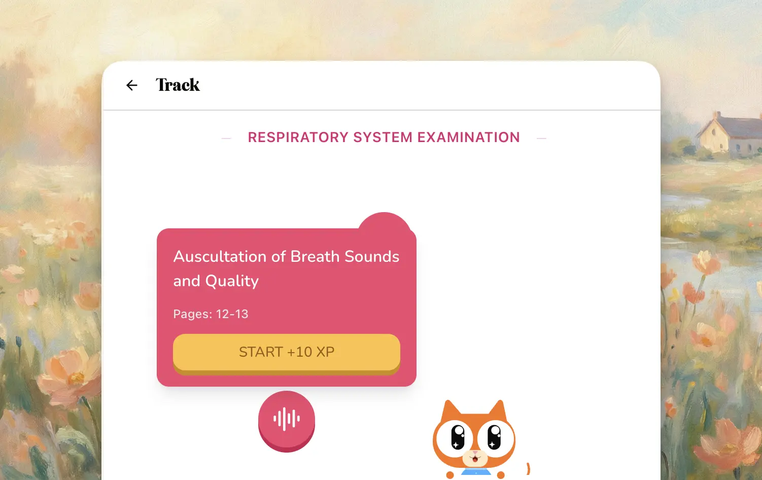Memo track mode preview